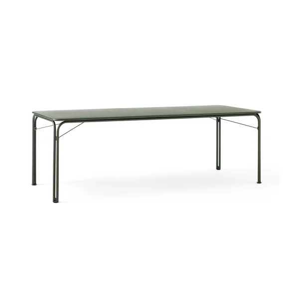 &Tradition Thorvald Outdoor SC99 Esstisch 220 cm Bronze green