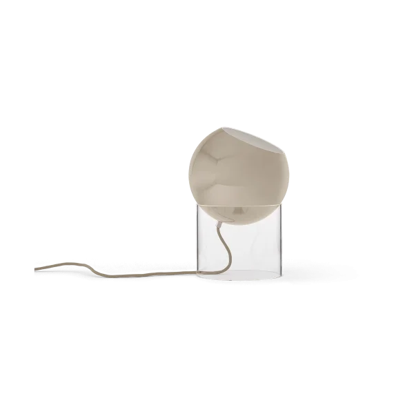 &Tradition Topan VP13 Tischleuchte 31,5 cm Clear-grey beige