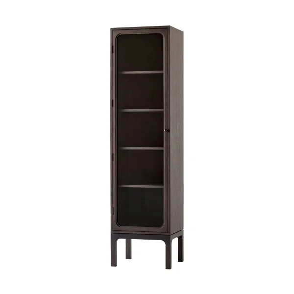 &Tradition Trace SC87 Vitrinenschrank 50x192x40cm Dark stained oak