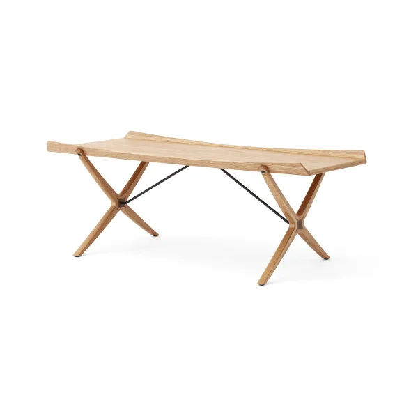 &Tradition X HM13 Beistelltisch 61x120 cm Lacquered oak-walnut inserts