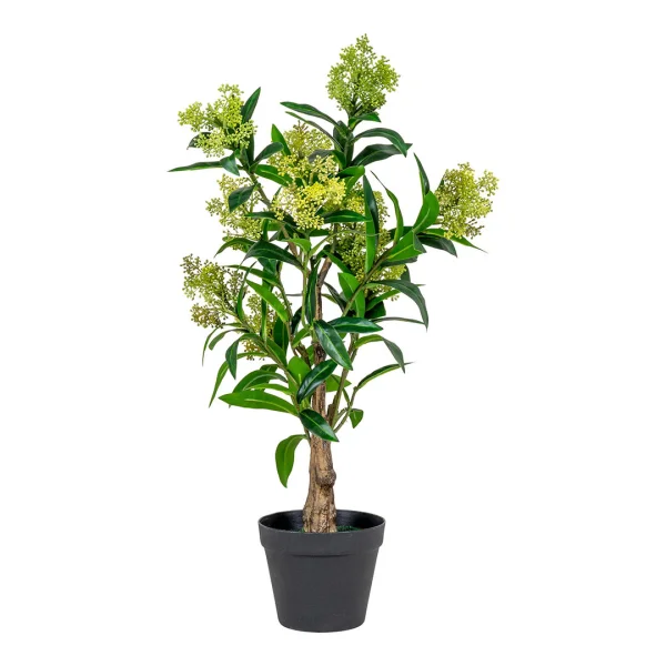 Træ Künstliche Pflanze H75 cm grün.