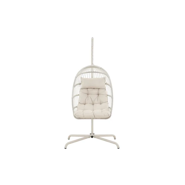 Trezza Hängesessel mit Stativ beige.