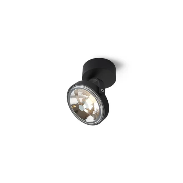 Trizio21 - Pin-Up 1 Round Deckenleuchte Schwarz Trizo21