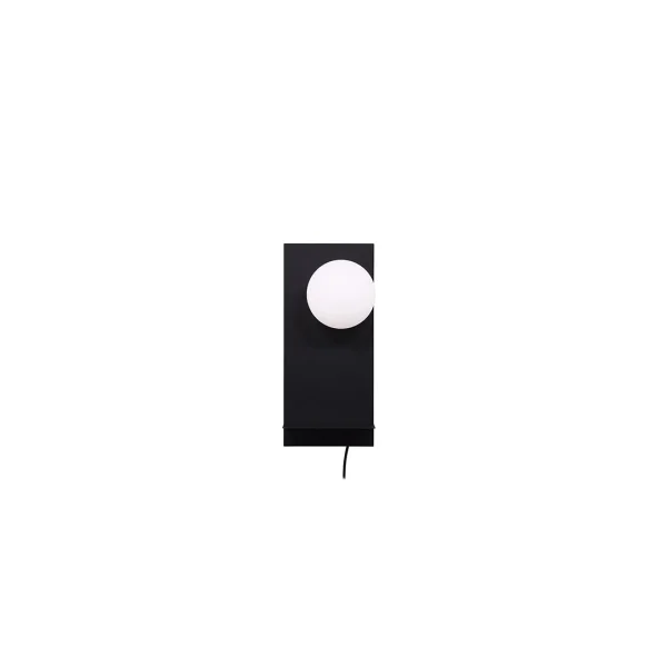 Troyes Beleuchtung Wandlampe 20x17x45cm schwarz.