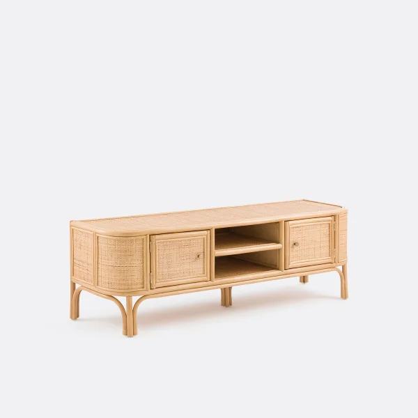 Tv/hifi-möbel Ladara, Rattan