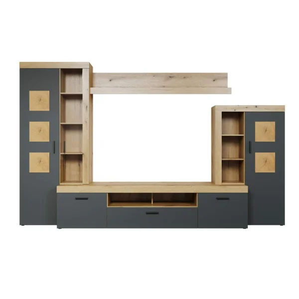 Tyler Regal System Eiche dekor, grau.