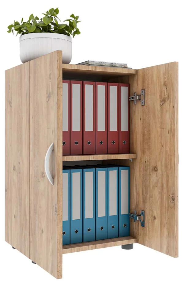 Ulas2 Büroschrank 2 Türen Eiche dekor.
