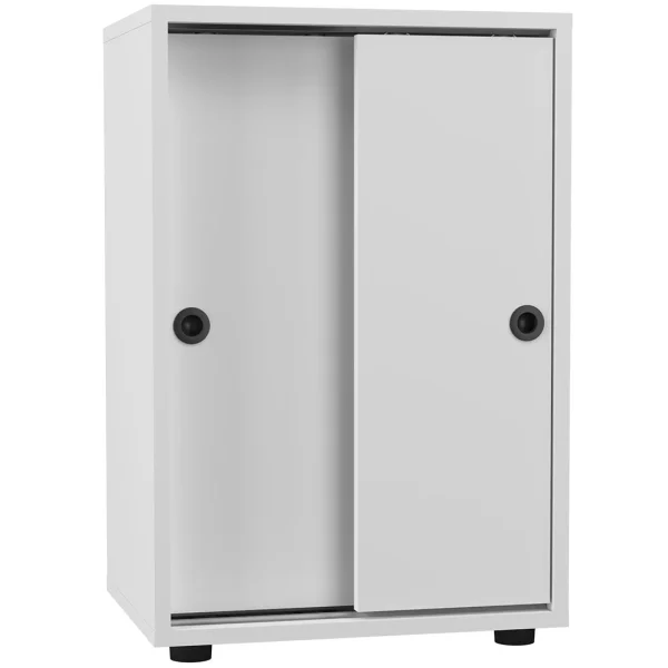 Ulas2ST Büroschrank 2 Türen weiß.