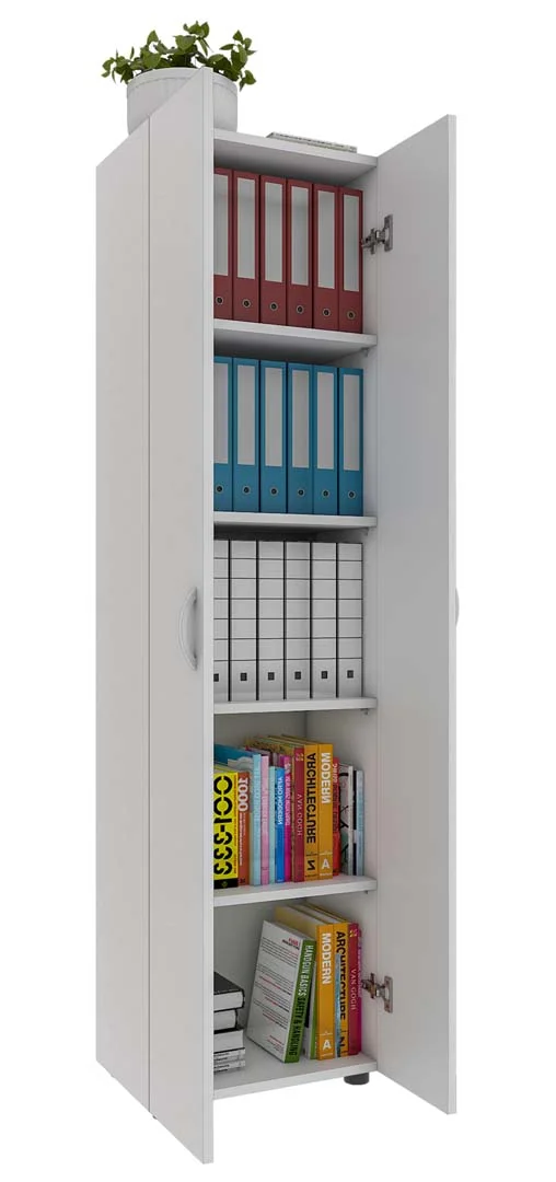 UlasXL5 Büroschrank 2 Türen weiß.