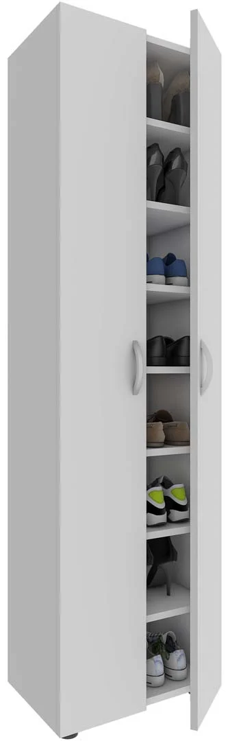 UlasXL8 Schuhschrank 2 Türen weiß.
