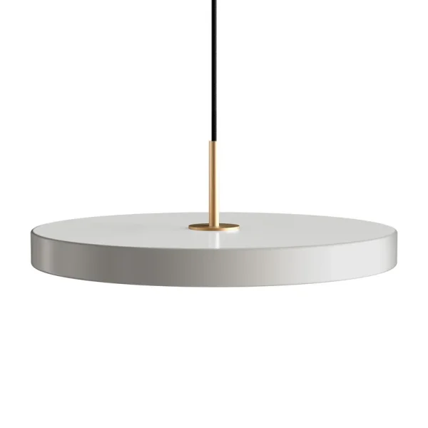 UMAGE - Asteria Medium LED-Hängelampe hellgrau/messing 43 cm