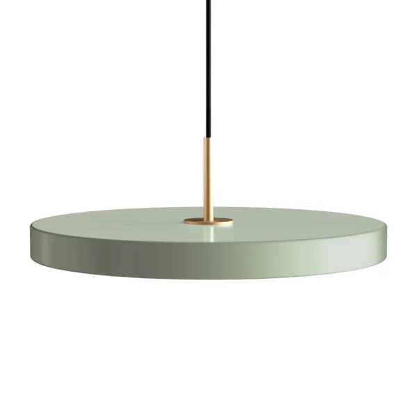 UMAGE - Asteria Medium LED-Hängelampe hellgrün/messing 43 cm
