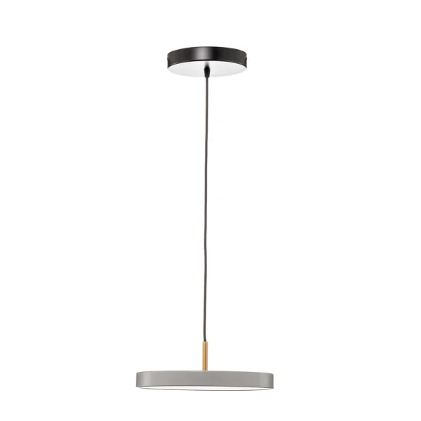 UMAGE - Asteria Mini LED-Hängelampe hellgrau/messing Ø 31 cm