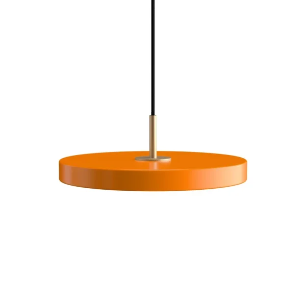 UMAGE - Asteria Mini LED-Hängelampe, orange/messing, Ø 31 cm