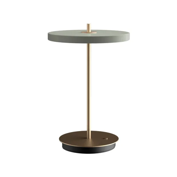 UMAGE - Asteria Move LED-Akku-Tischlampe oliv/messing 31 cm