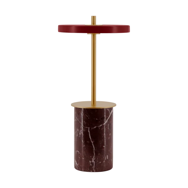 Umage Asteria Move Mini Tischleuchte Ø12x25,5 cm Red marble