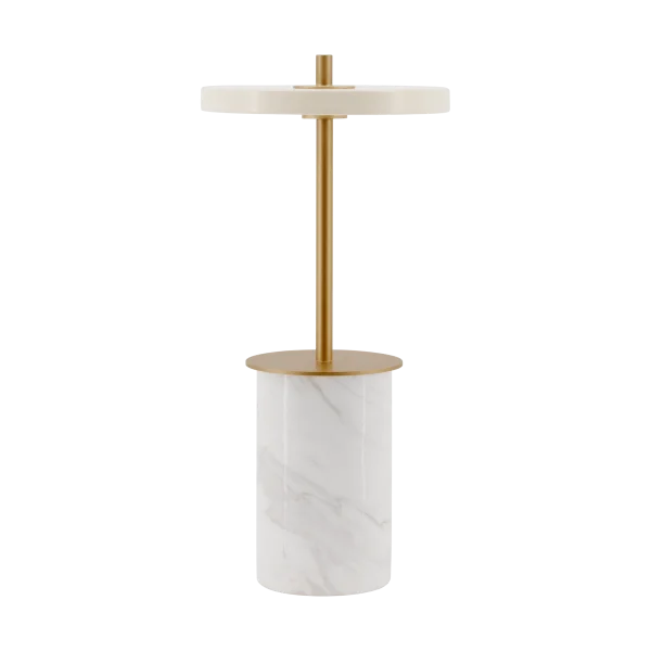 Umage Asteria Move Mini Tischleuchte Ø12x25,5 cm White marble