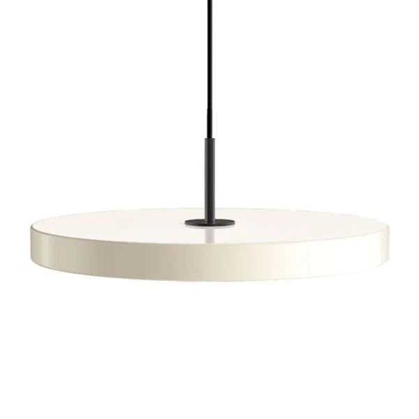 UMAGE - Asteria Pendelleuchte Medium Pearl White/Black Top
