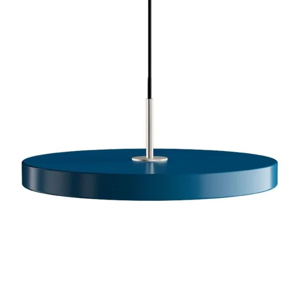 UMAGE - Asteria Pendelleuchte Medium Petrol Blue/Steel Top