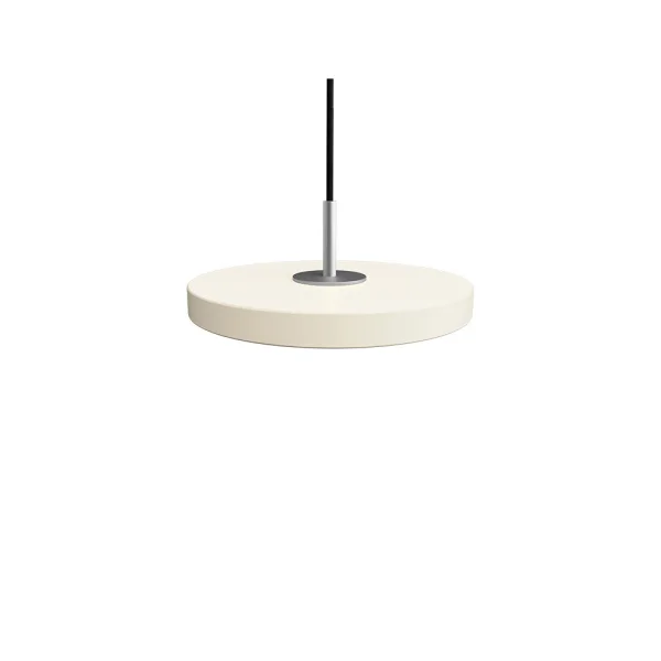 Umage - Asteria Pendelleuchte Micro Pearl White/Steel Top