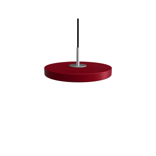 Umage - Asteria Pendelleuchte Micro Ruby Red/Steel Top