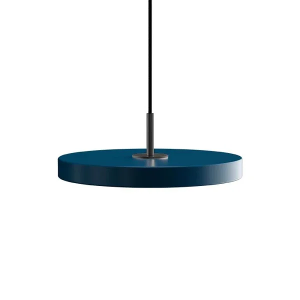 UMAGE - Asteria Pendelleuchte Mini Petrol Blue/Black Top