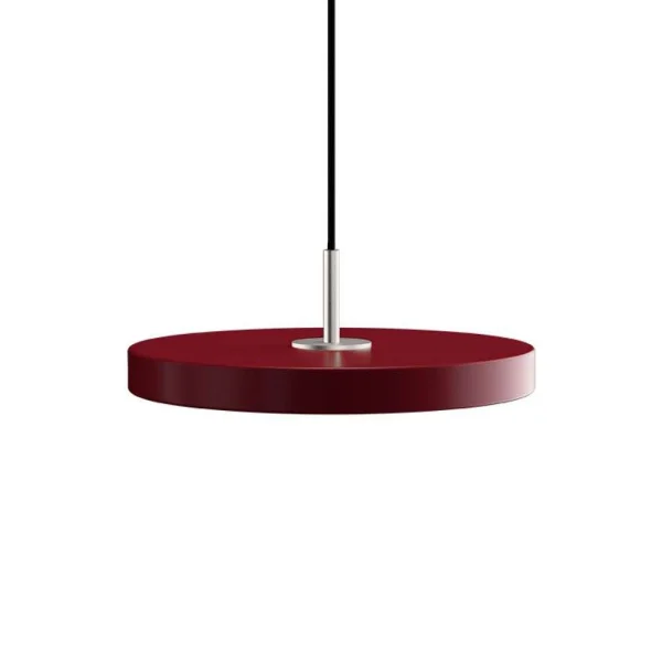 Umage - Asteria Pendelleuchte Mini Ruby Red/Steel Top