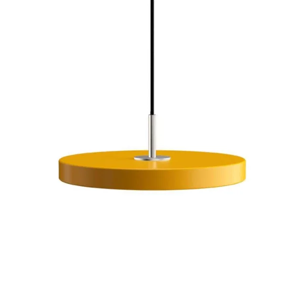 Umage - Asteria Pendelleuchte Mini Saffron Yellow/Steel Top