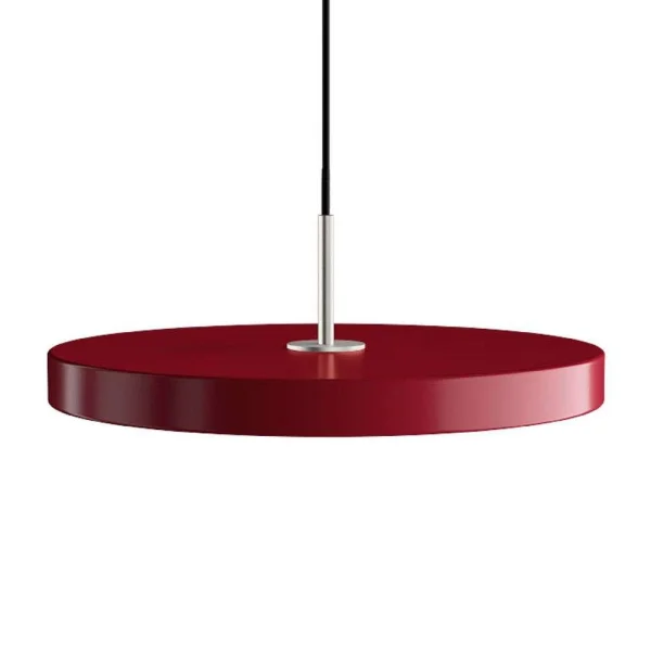 Umage - Asteria Pendelleuchte Ruby Red/Steel Top