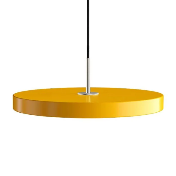 Umage - Asteria Pendelleuchte Saffron Yellow/Steel Top