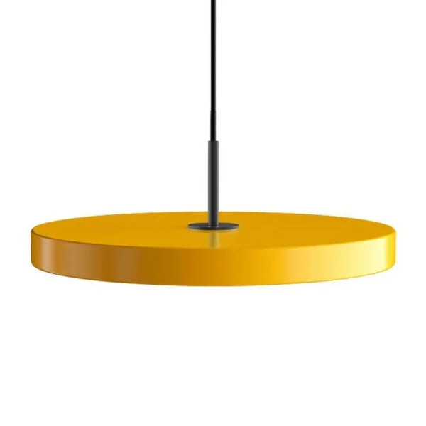 UMAGE - Asteria Pendelleuchte, safrangelb/schwarz, Ø 43 cm