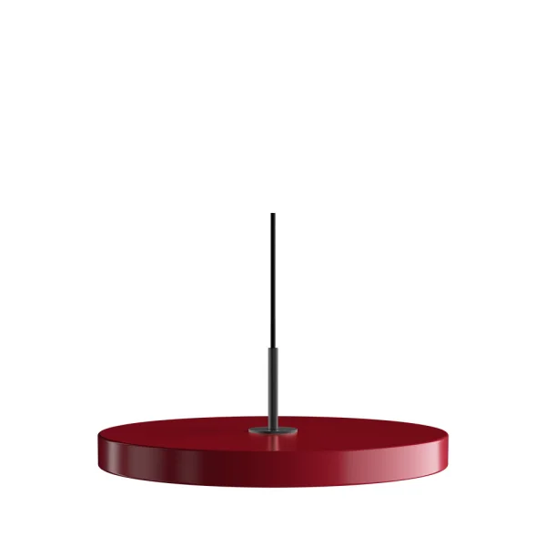 UMAGE - Asteria Plus Pendelleuchte Medium Ruby Red/Black Top