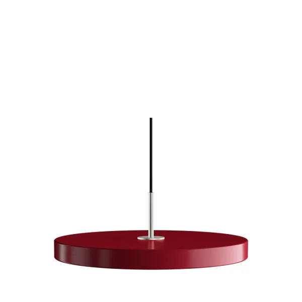 UMAGE - Asteria Plus Pendelleuchte Medium Ruby Red/Steel Top