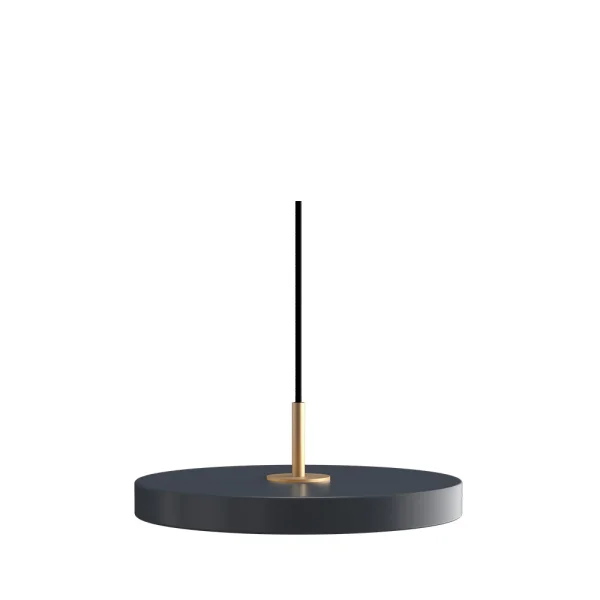 UMAGE - Asteria Plus Pendelleuchte Mini Anthracite Grey/Brass