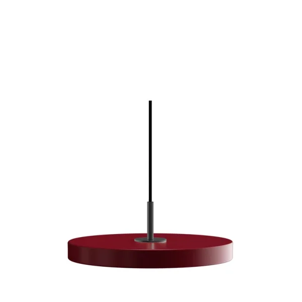 UMAGE - Asteria Plus Pendelleuchte Mini Ruby Red/Black Top