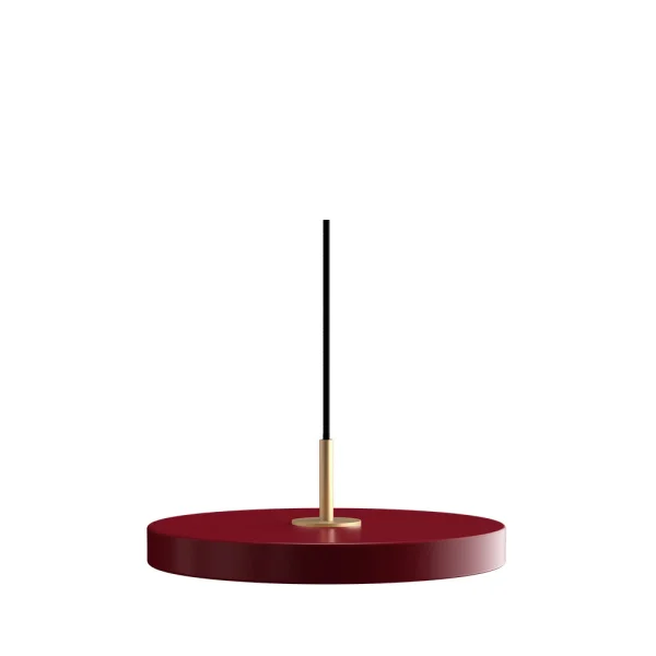 Umage - Asteria Plus Pendelleuchte Mini Ruby Red/Brass