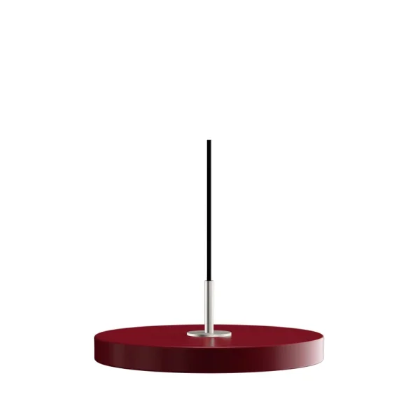 UMAGE - Asteria Plus Pendelleuchte Mini Ruby Red/Steel Top