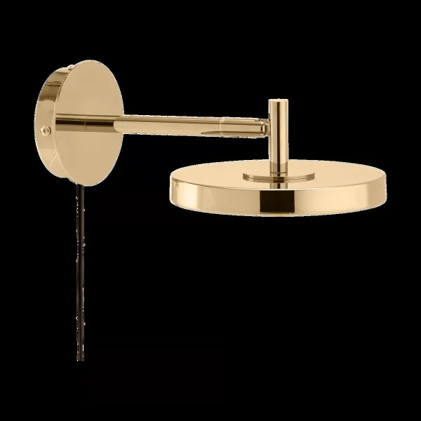 Umage Asteria Wall kurze Wandleuchte Polished brass