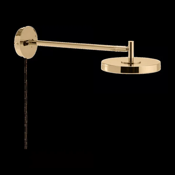 Umage Asteria Wall lange Wandleuchte Polished brass