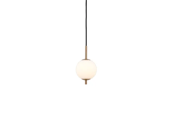 UMAGE - Audrey 1 Pendelleuchte Plated Brass/White Opal