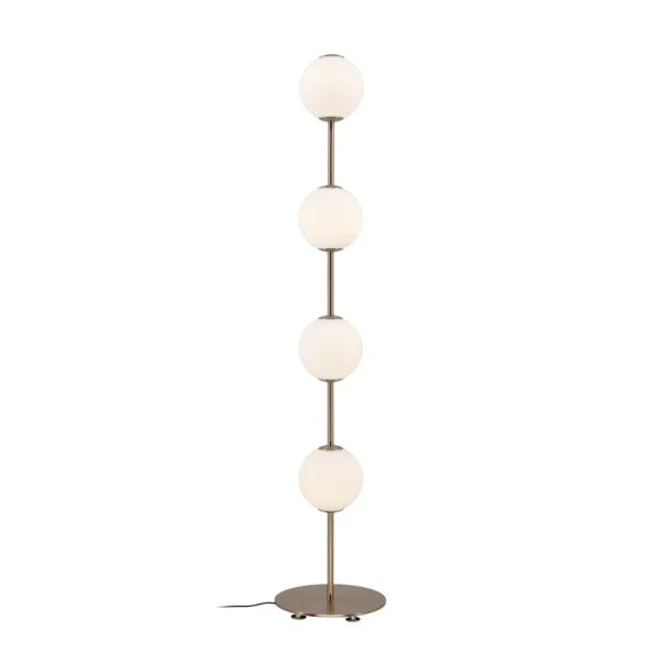 UMAGE - Audrey LED-Stehlampe, messingfarben, 128 cm, 4-flg.