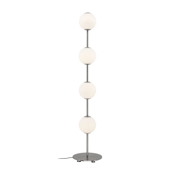 UMAGE - Audrey LED-Stehlampe, stahlfarben Höhe 128 cm 4-flg.