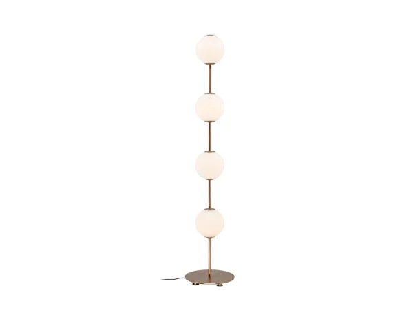 UMAGE - Audrey Stehleuchte Plated Brass/White Opal