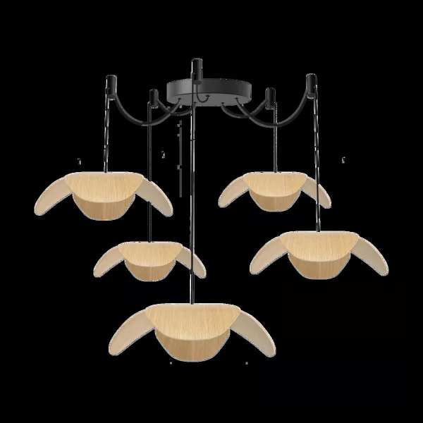 Umage Forget Me Not Pendelleuchte large Eiche-Cluster 5