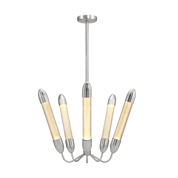 Umage Lemon Squeeze Penta kurze Deckenleuchte Polished steel