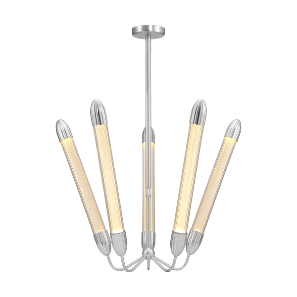 Umage Lemon Squeeze Penta lange Deckenleuchte Polished steel