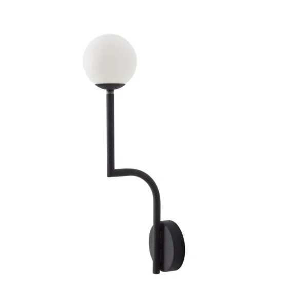 Unknown - Mobil 46 Wandleuchte Hardwired Black/Opal Pholc