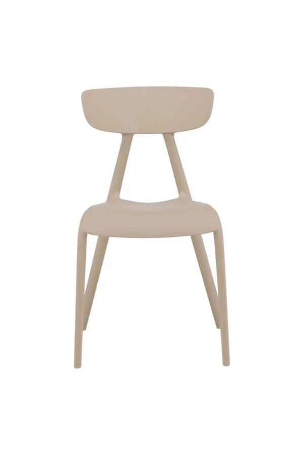 Ursholmen Esszimmerstuhl Kunststoff beige.