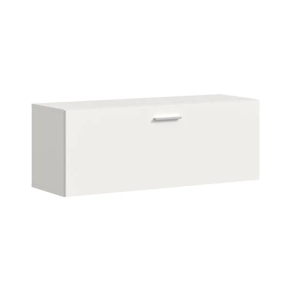 Vaga Schuhschrank hängend 104x39cm 1 Klapptür weiß.