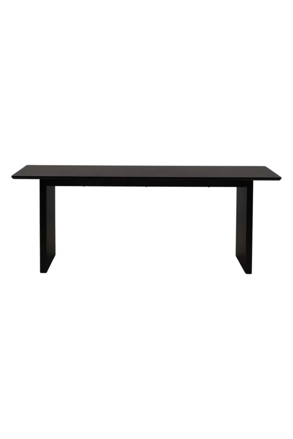 Vail Esstisch 100x200cm schwarz.